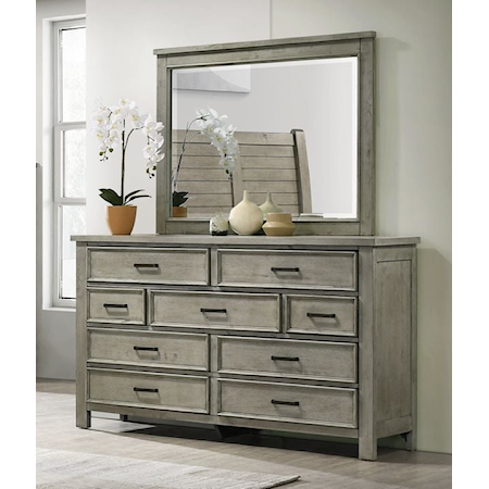 Dresser Landscape Mirror