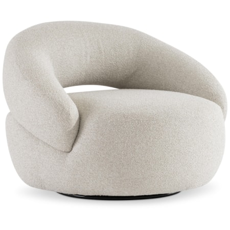 Outdoor Swivel Barrel Chair