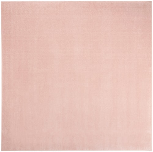 9'  Pink Square Rug