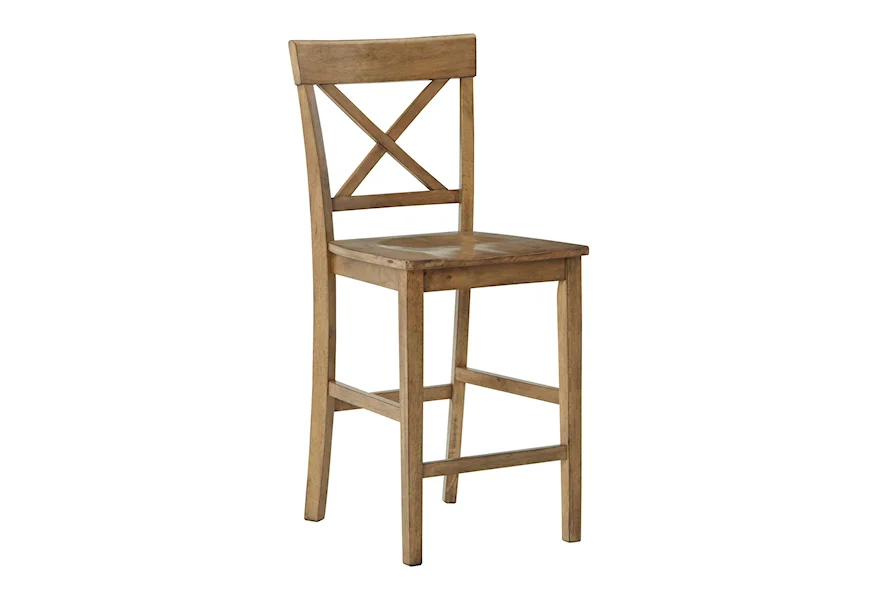 Shully Counter Height Bar Stool by Signature Design by Ashley at Dream Home Interiors
