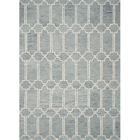 8' X 10' Slate Blue Carmen Rug