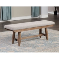 Rustic Upholstered Bench