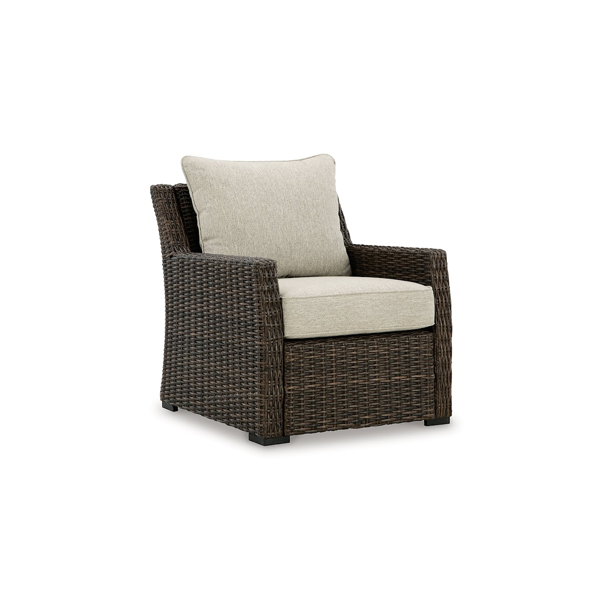 Ashley Furniture Signature Design Brook Ranch Outdoor Lounge Chair w/ Cushion