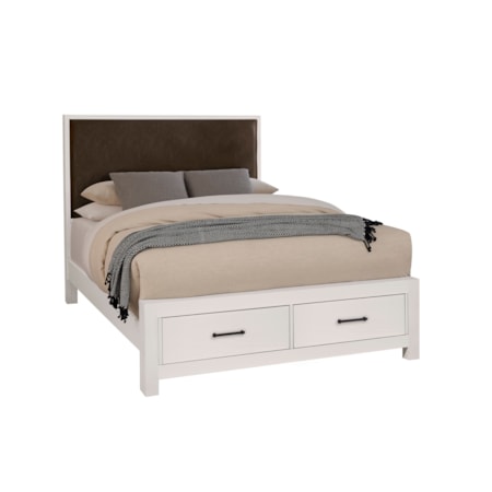 Queen Upholstered bed