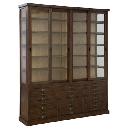 12-Drawer Display Cabinet