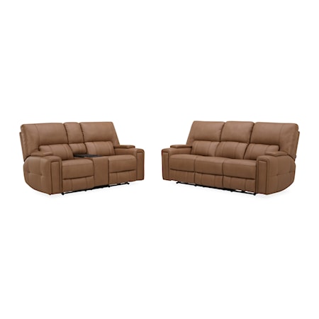 Triple Power Sofa W/ Power Drop Down Table