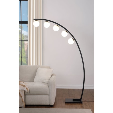 78-inch Spherical 5-light Arc Floor Lamp