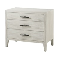 Pine 3-Drawer Nightstand