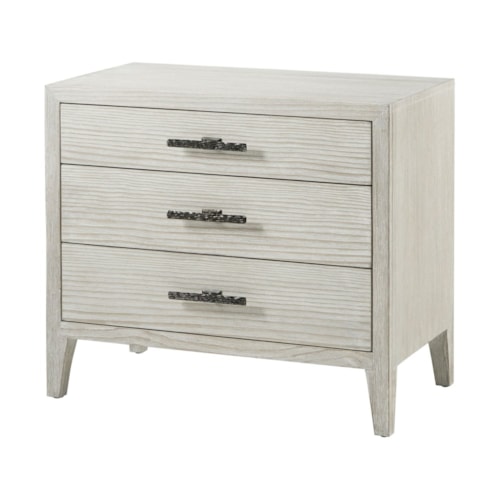 Pine 3-Drawer Nightstand