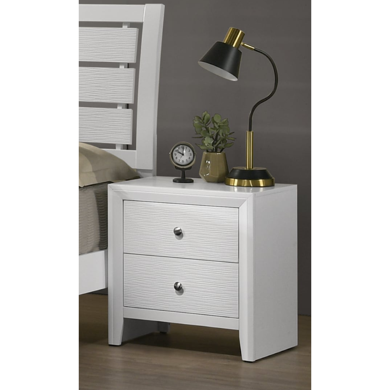 CM Evan 2-Drawer Nightstand