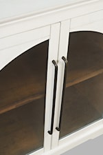 VFM Signature Archdale Rustic Archdale 2-Door Accent Cabinet - Black