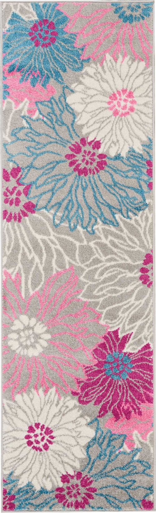 1'10" x 6' Grey Runner Rug