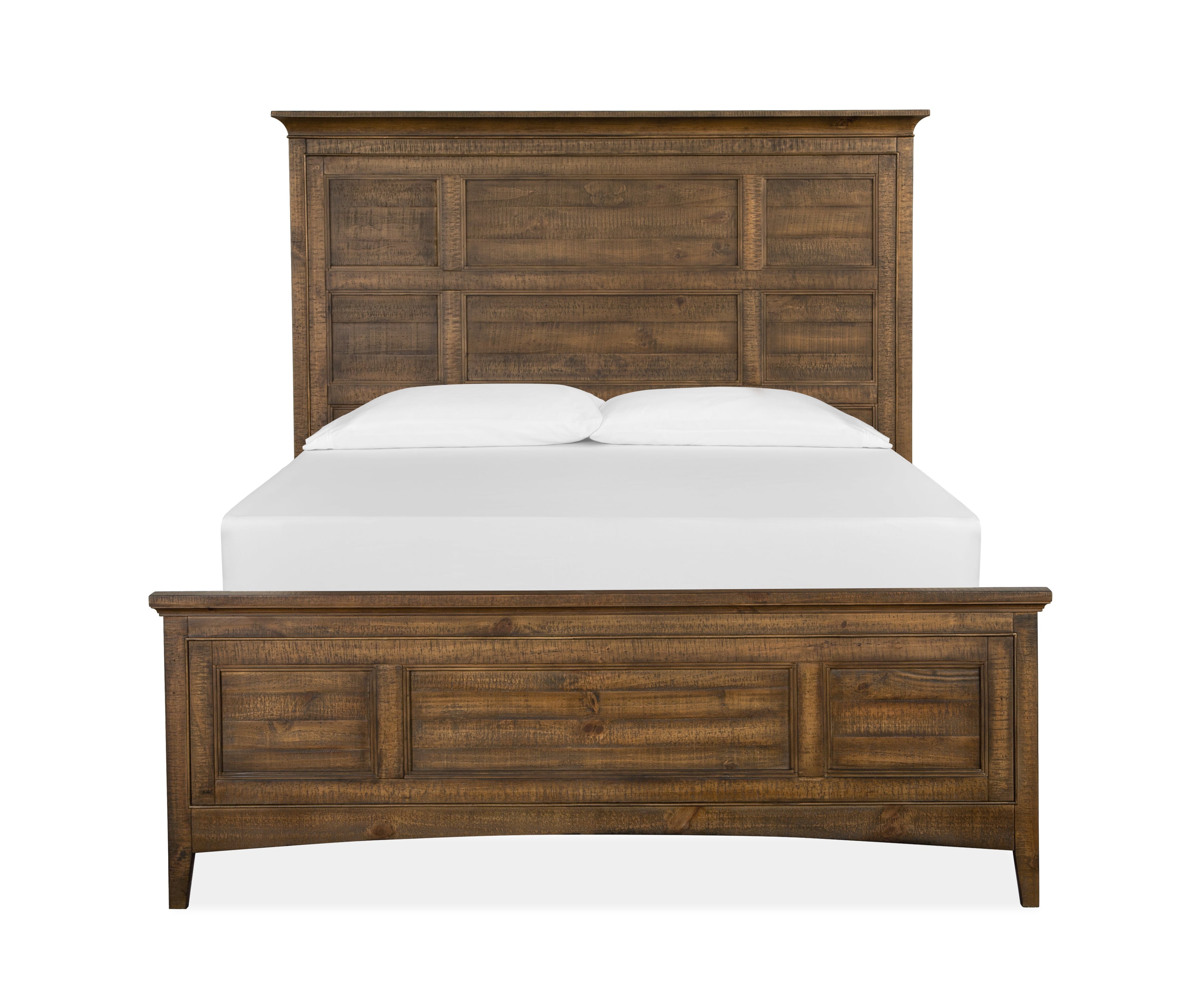 Sharon Bay Creek King Panel Bed with Storage Rails