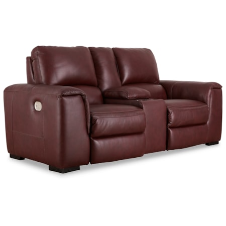 Pwr Rec Loveseat/Con/Adj Hdrst
