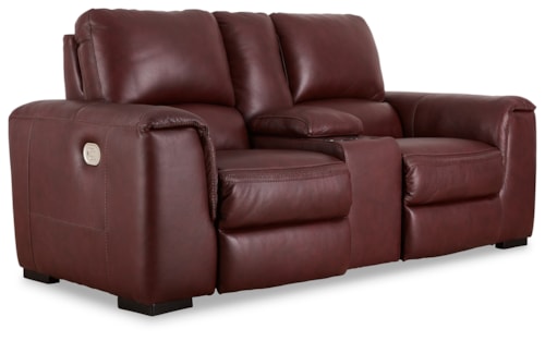 Power Reclining Loveseat With Console