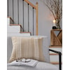 Ashley Furniture Signature Design Benbert Benbert Tan/White Pillow