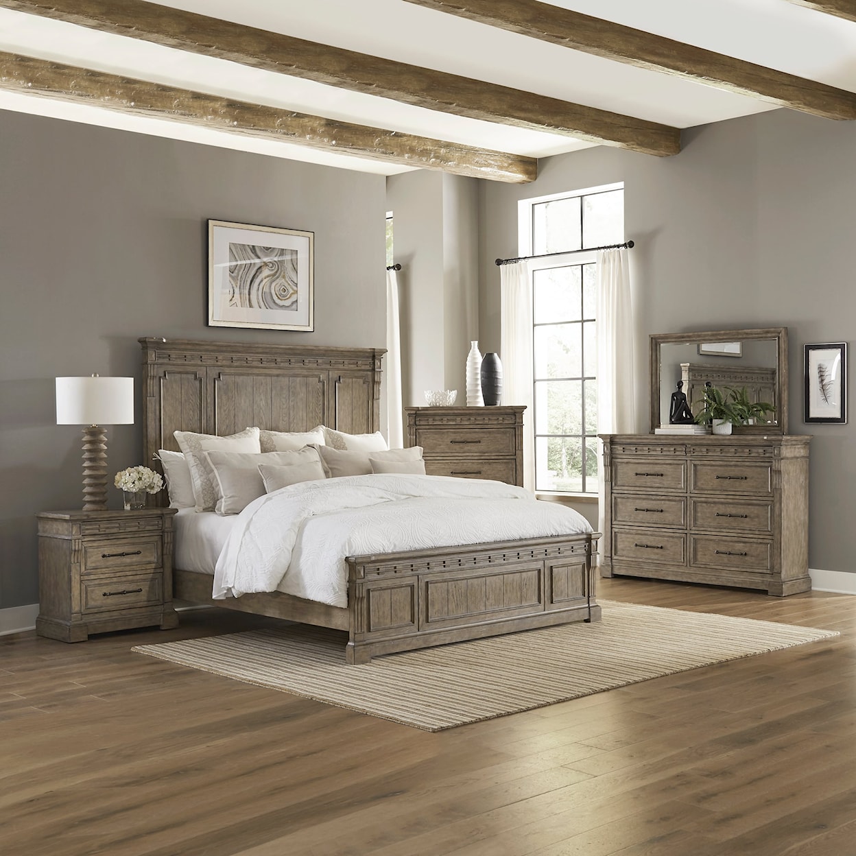 Liberty Furniture Town & Country Queen Panel Bed