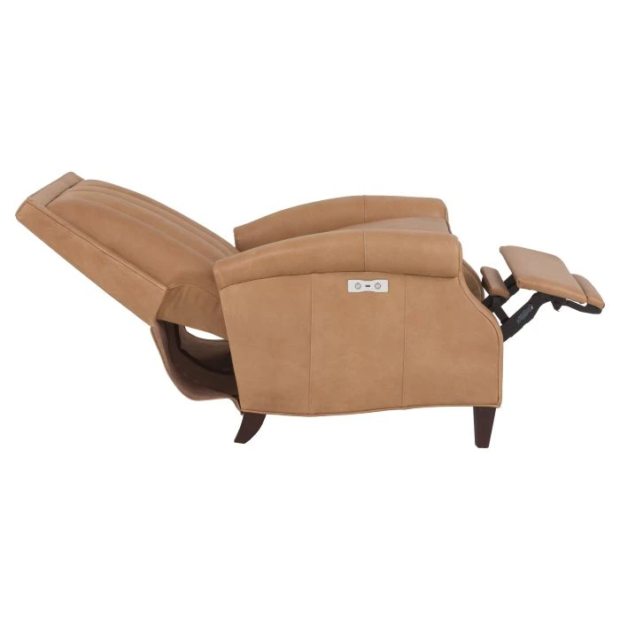 Fairfield The Leather Reserve Rolled-Arm Leather Power Recliner
