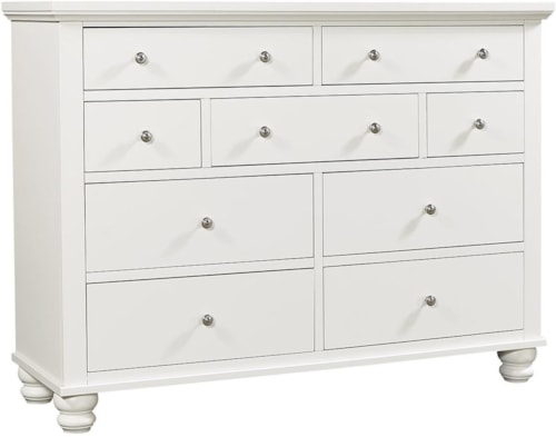 Transitional 9-Drawer Chesser