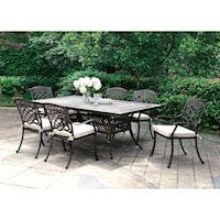 Transitional Patio Dining Table