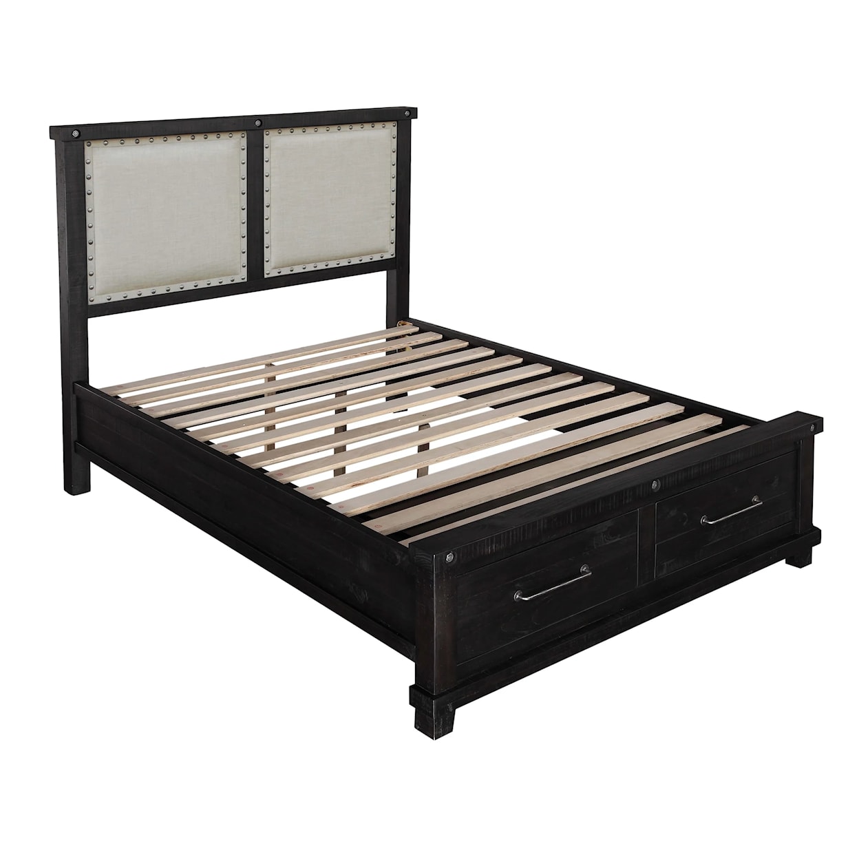 Modus International Yosemite King Upholstered Footboard Storage Bed