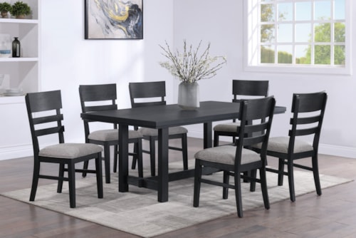 Guthrie 7-Piece Transitional Dining Set