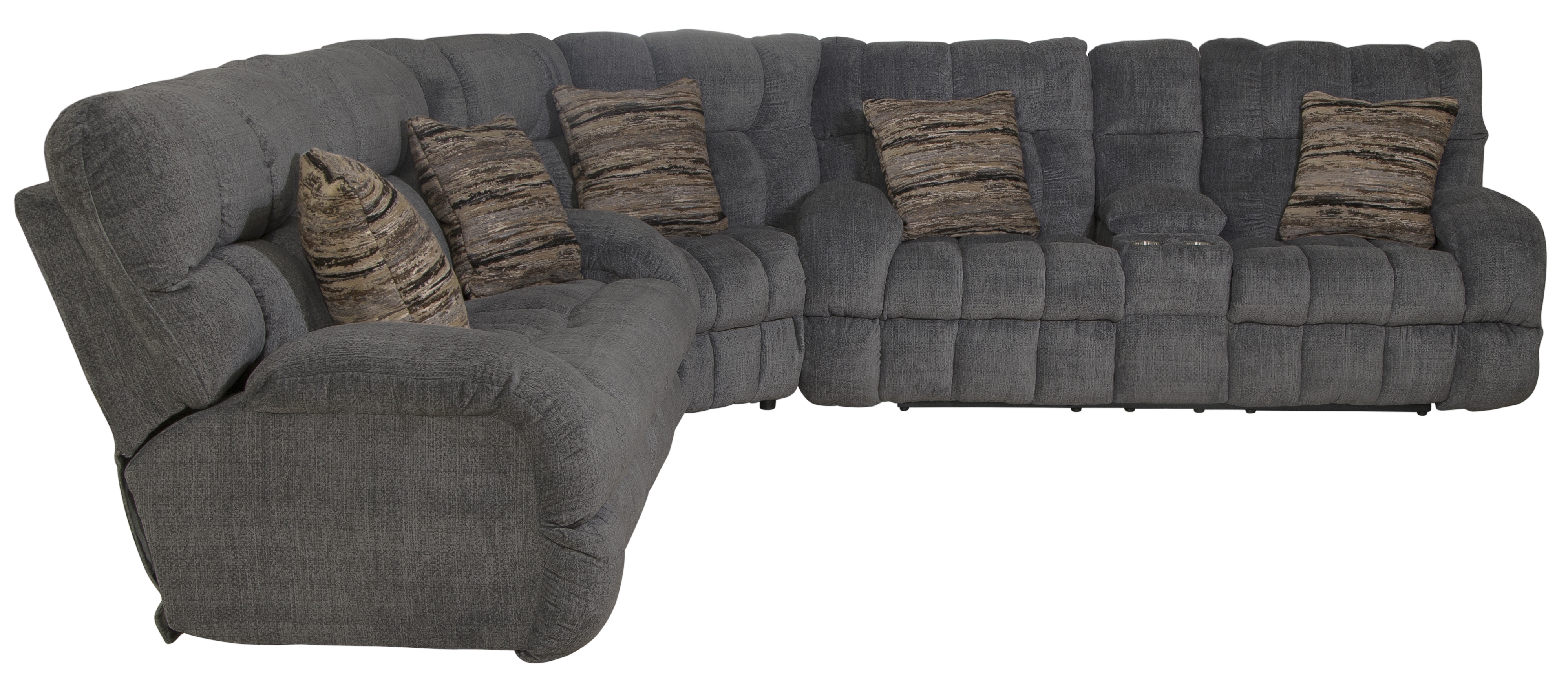 Catnapper Ashland 3-Piece Manual Reclining Sectional Sofa