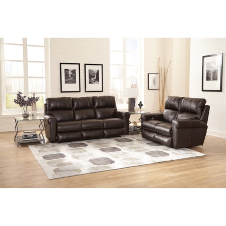 Power Lay Flat Reclining Sofa