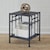 Liberty Furniture Vintage Series Open Metal Nightstand with Distressed Finish