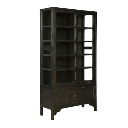 Display Cabinet with Sliding Glass Doors