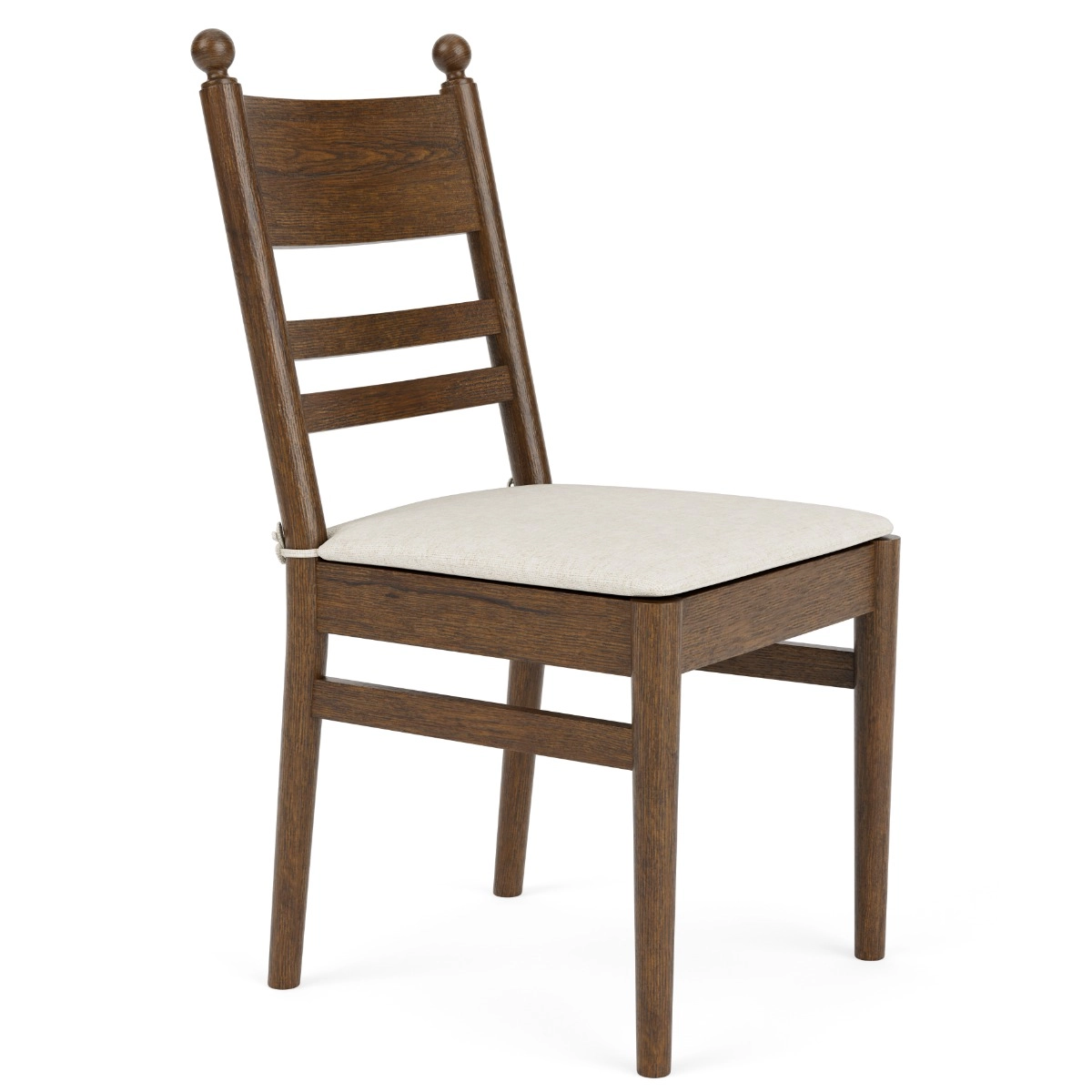 Ladderback Chair with Cushion