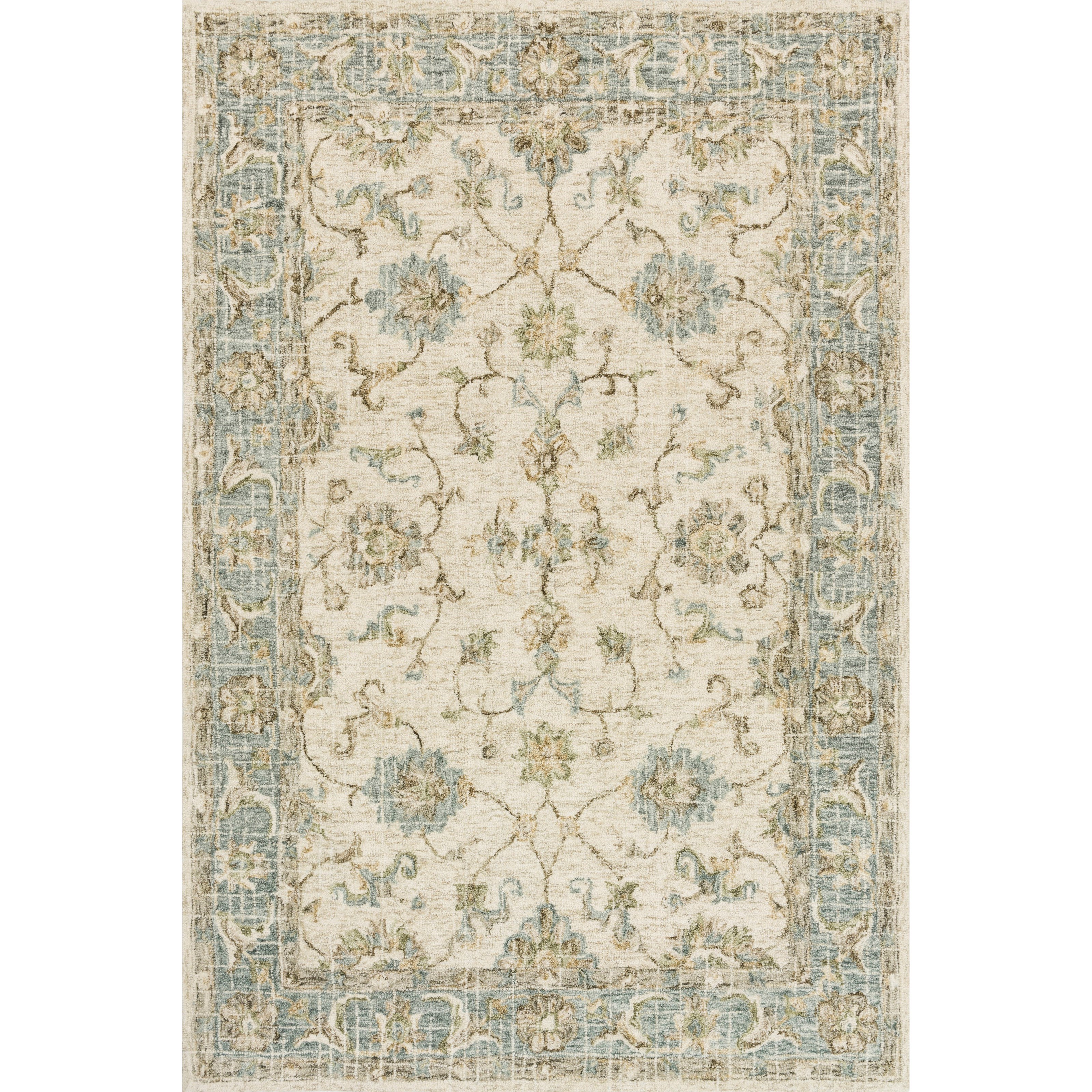 2'6" x 7'6" Ivory / Spa Rug