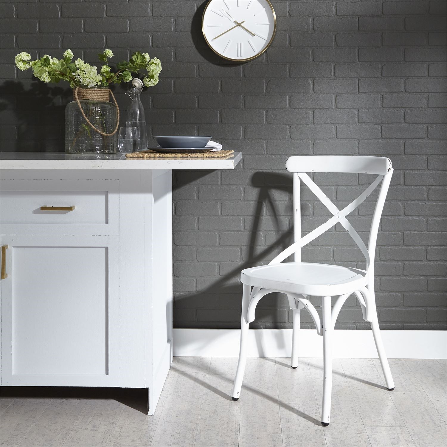 Liberty Furniture Vintage Series 179C3005AW XBack Dining Side Chair Westrich Furniture