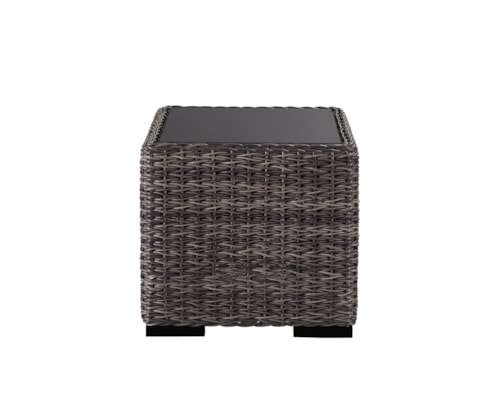 Coastal Outdoor Square End Table
