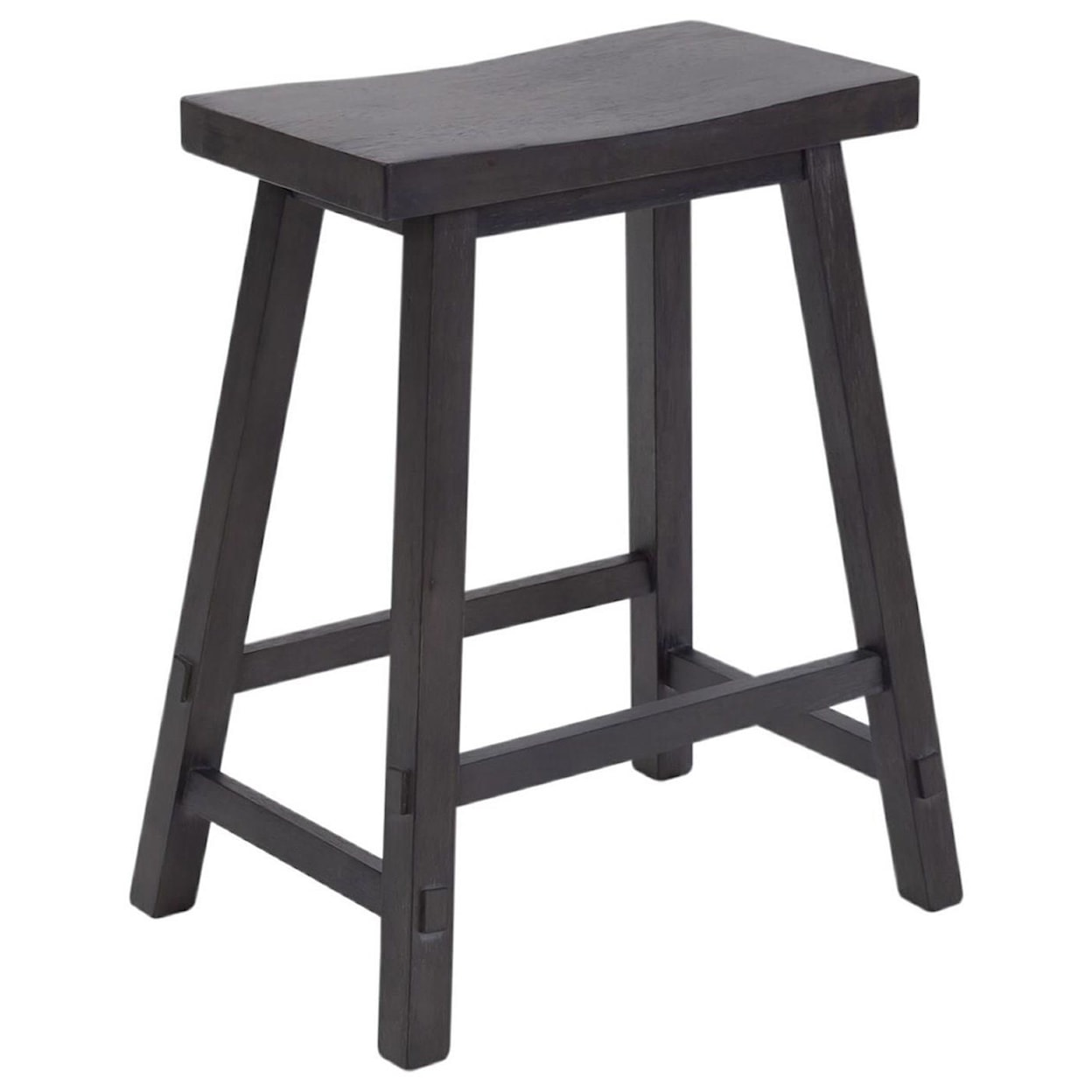 Liberty Furniture Creations II 24 Inch Sawhorse Counter Height Stool