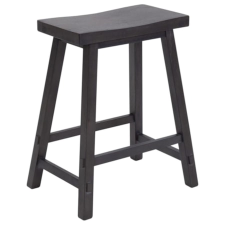 24 Inch Sawhorse Counter Height Stool