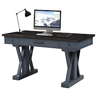 Transitional Power Lift Desk