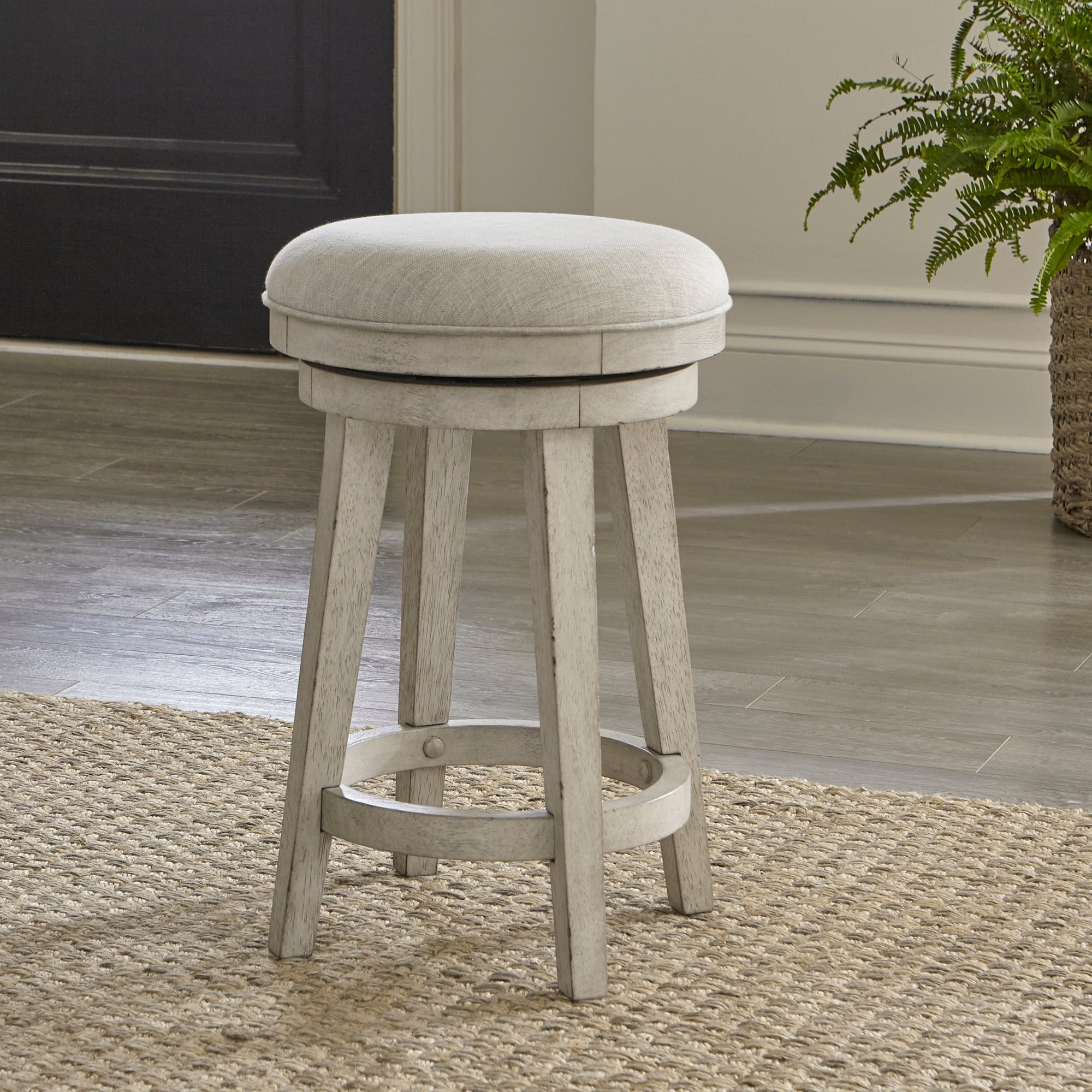 Custom upholstered discount swivel bar stools