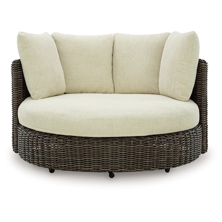 Swivel Lounge Chair W/Cushion