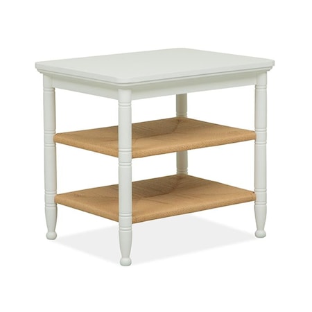 2-Shelf End Table