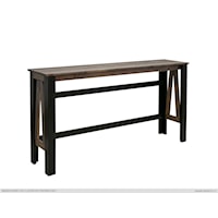 Transitional Bar Height Sofa Table