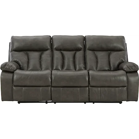 Reclining Sofa with Drop Down Table