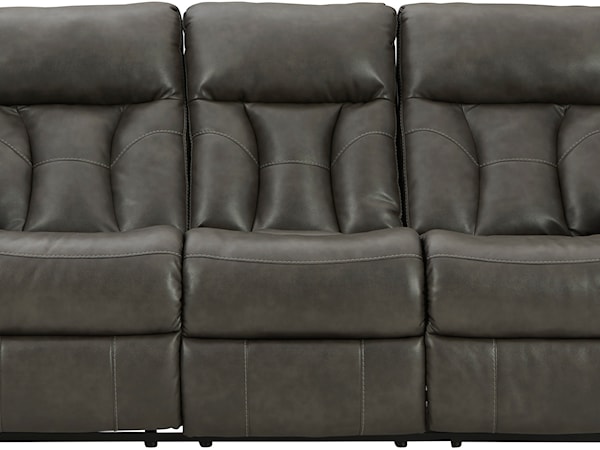 Reclining Sofa with Drop Down Table