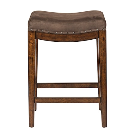 Upholstered Console Stool