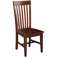 Tall Mission Chair with Slatback
