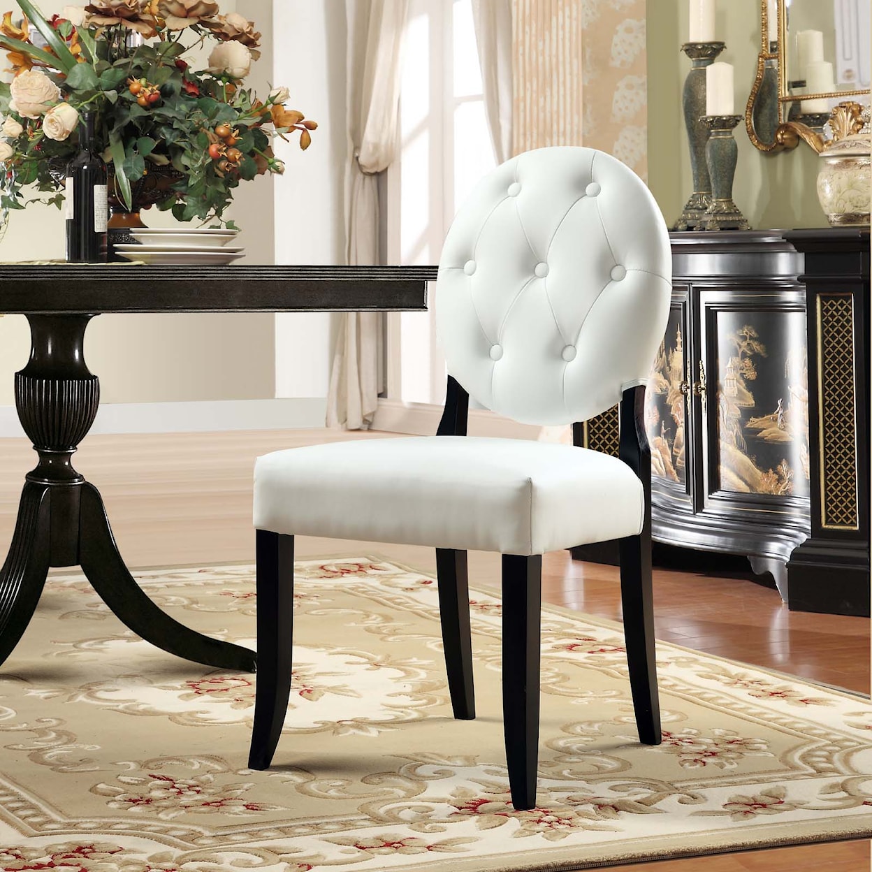 Modway Button Dining Side Chair