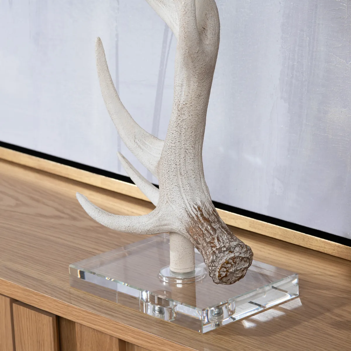 Hart Stag Horn Table Lamp