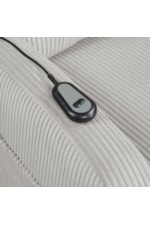 One-touch power button remote for effortless reclining and a gentle lifting motion