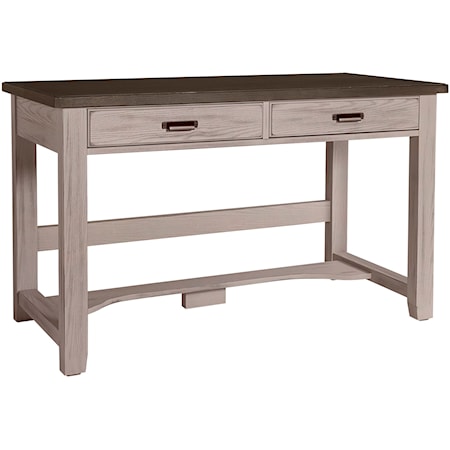 Transitional 2-Drawer Laptop Desk