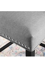 Modway Baron Upholstered Fabric Bar Stool